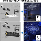 Split Car Starlight Headliner Kit, 4 Colors 12W Meteor Fiber Optic Starlight Kit, 600pcs*0.02in*9.8ft+240 RGBW Sound Activate Shooting Star Lights for Ceiling Car Roof/Home Decor
