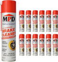 MPD - GP Non-Chlorinated Brake Cleaner – Fast-Drying Automotive Brake Parts Cleaner for Metal Components – Removes Grease, Oil & Brake Dust, Residue-Free, Professional-Grade Formula, 14oz (Pack of 12)