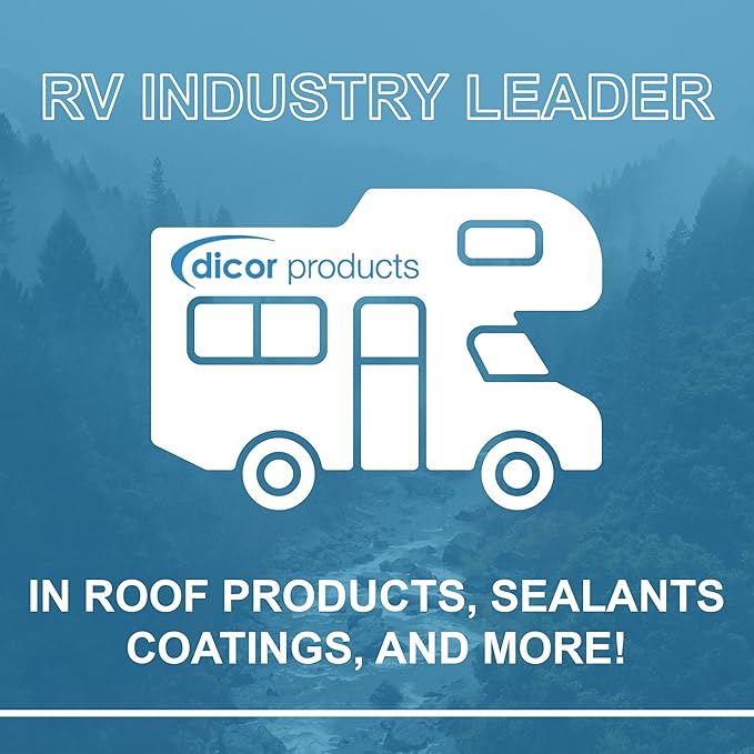 Dicor RP-CRC-1 EPDM Rubber Roof Acrylic Coating Part 2 - White, 1 Gallon