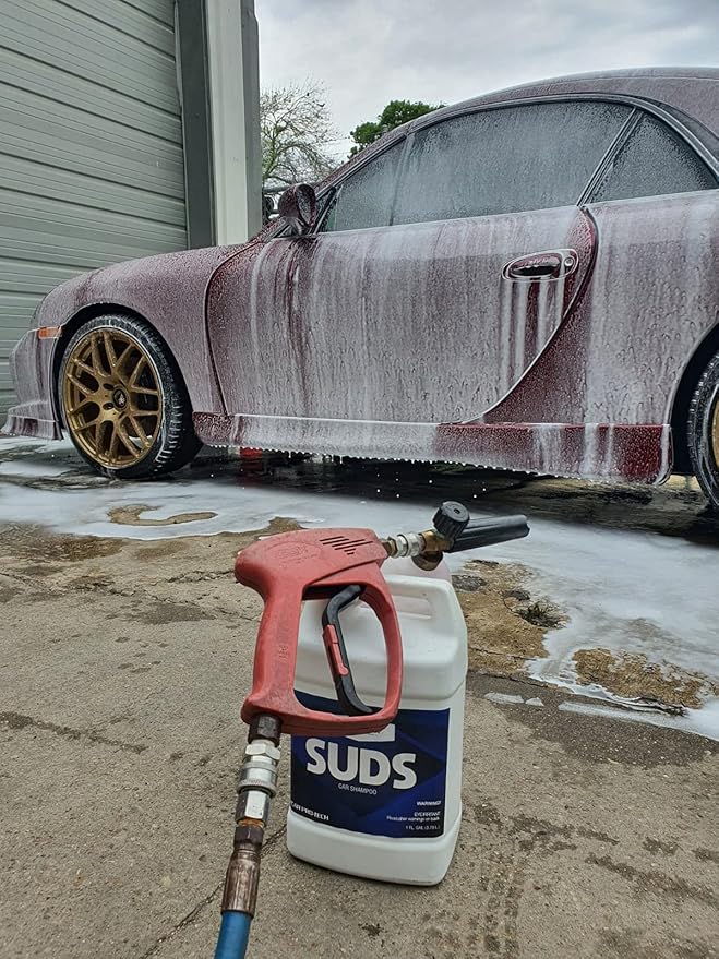 Nanotech Surface Solutions Suds Car Shampoo - Car Wash Soap - Cleans Without Scratching, Safe on Paint Sealants & Ceramic Coatings - Works With Foam Cannons or Buckets - 16 Fl. Oz.