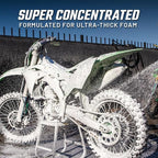 Slick Products Total Off-Road Wash Super Concentrate – Thick Foaming Car Wash Soap with Hybrid-Ceramic Formula for Dirt Bikes ATV UTV Trucks Jeeps and More – Foam Cannon Ready – 16 oz