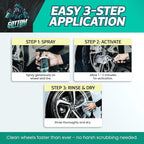 Gottom Wheel & Tire Cleaner - 16 oz – Professional Concentrated Rim & Tire Spray, Fast Acting Brake Dust Remover, Safe for All Surfaces, Brake Dust Cleaner, Grime Remover