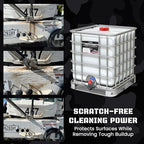 Industrial Truck Cleaner – Removes Road Film, Grease & Heavy Grime (Non-Corrosive, Biodegradable Formula), Professional Bulk Size, 275-Gallon Tote