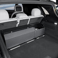 Car Trunk Organizer, Collapsible Leather Car Trunk Storage Organizer with Lid and Sturdy Handle Car Organizer and Storage for SUV, Truck, Sedan (Black, 36.2 x 11.4 x 12.2in)