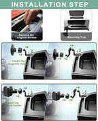 Magnetic Phone Mount for Jeep 2011-2017 Wrangler JK JKU - Dashboard Phone Holder with Magsafe for Jeep Wrangler Accessories (Not for JL JLU JT)