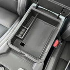 Center Console Organizer Tray Compatible with Nissan Sentra 2020 2021 2022 2023 2024 2025 Accessories, Middle Console Organizer for 2020-2025 Sentra Armrest Storage Box Coin Holder, black trim
