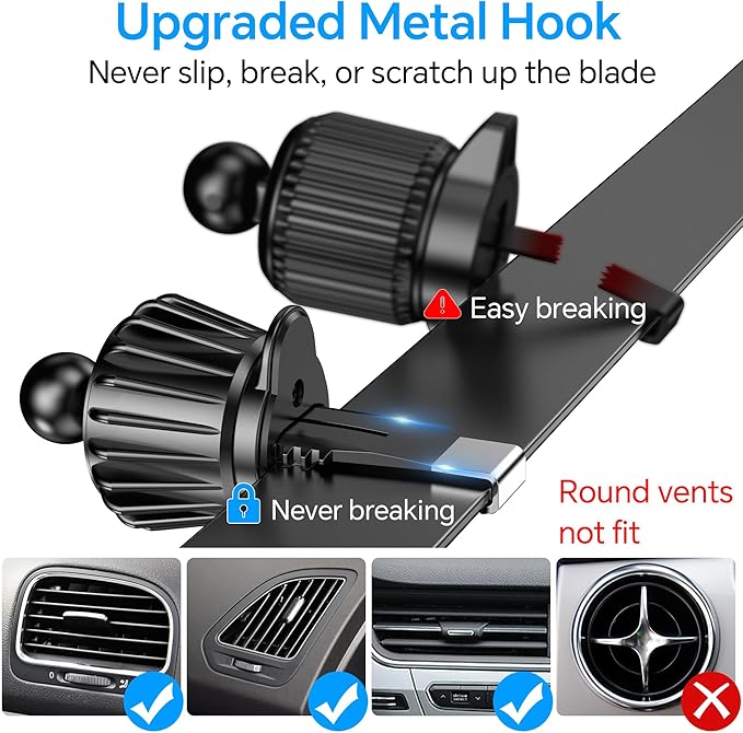 Coolpow for Magsafe Car Mount【20 Strong Magnets】Magnetic Phone Holder for Car Phone Holder Magnetic Phone Mount Dash Air Vent Cell Phone Holders for Your Car Mount for iphone 17 Pro Max 16 15 14 13 12