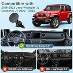 Upgraded Vent Magnetic Phone Mount for Jeep Wrangler JL 2018-2023,Gladiator JT 2020-2023 Air Vent Mounting Cell Phone Cradles 360° Rotation 20x Super Strong Magnet Phone Holder Fit for All Smartphone