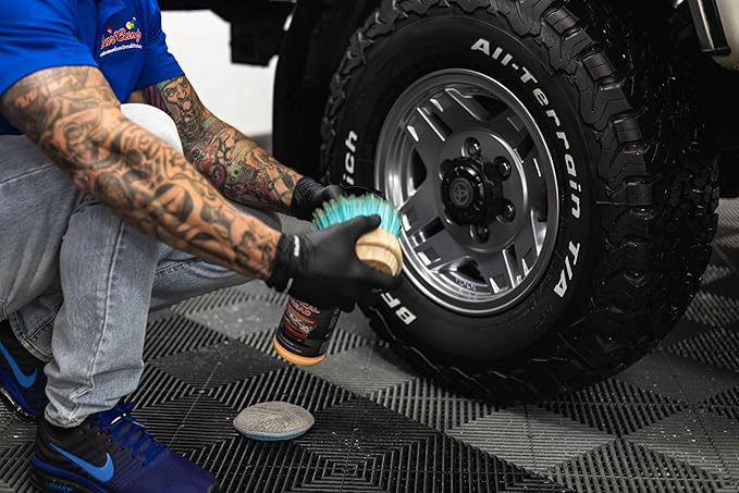CarCandy - Tropical Tread Water-Based Tire Dressing - Conditions & Protects Rubber to Prevent Cracking & Browning – Safe for Tires, Trim, Plastic & Rubber – Ready to Use (1 Gallon)