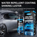500ML Ceramic Coating for Cars, Quick Effect Coating Agent for Car Motorcycles Trucks & RVs - Extreme Hydrophobic Water Beading & Deep Gloss Shine for Long-Lasting Polish Spray Wax