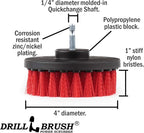 Outdoor Cleaning Tools - Patio Scrub Brush - Outdoor Deck Scrubber Brush - Bird Bath Cleaning Tool - Fountain Cleaning Brush - Garden Statues Cleaning Tools - Concrete Stain Cleaner - House Siding