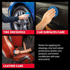 Griot's Garage Blue Detail Sponges for Car Detailing and Polishing, Foam Applicators for Waxes, Tire Dressings, Cleaners, Coatings, and Conditioners, 11205, Set of 2
