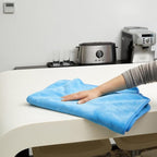 Amazon Basics Super Absorbent Microfiber Car Drying Towel, Scratch-Free, Streak-Free, Lint-Free, 36"L x 25"W, Blue