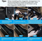DIAMOOKY Upgraded Metal Magnetic Center Console Organizer for Jeep Wrangler JK JKU 2018 2017 2016 2015 2014 2013 2012 2011 Accessories, Gear Shift Side Storage Box Tray, Integrated (Not for JL/JLU)