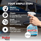 Bug Splat N' All Aircraft Cleaner 32 fl oz - All Purpose Cleaner that Removes Grease, Oil, Bug Splatter, Grime, & Dirt - Cleaner Spray for Aircraft Metals, Paints, & Coatings - Safe on All Surfaces