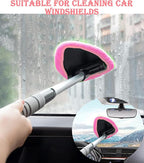Car Detailing Kit-Car Wash Kit-Detailing Brush Set- Cleaning Kits with Windshield Cleaner and Wash Sponge-Car Interior Cleaning Kit-Car Cleaning Supplies for Windows, Dashboard, Air Vents (pink)