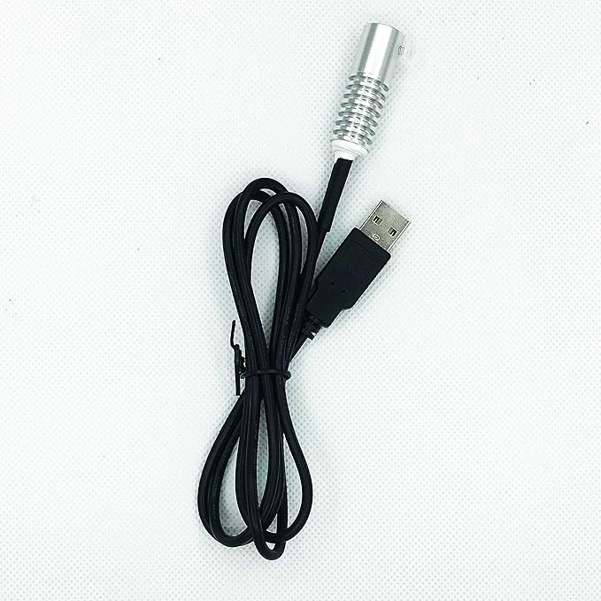 Side Glow Fiber Optic USB Light Source Illuminator Fiber lamp Light Source Guide Fiber LED Light Source 5V Fiber Small Light Source(Green, 4mm)