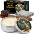 Mink Oil for Leather Boots, Leather Cleaner and Conditioner 3.53oz, All-Natural and Waterproof