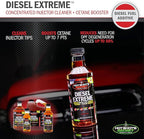 Hot Shot's Secret Diesel Extreme 32 oz – Treats 80 Gallons – Concentrated Diesel Fuel Additive, Fuel System Cleaner and Injector Cleaner, Restores Engine Performance