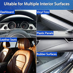 Car Interior Cleaner & Protectant, 16 Fl Oz Interior Detailer Spray – Cleans & Helps Protect Dashboard, Leather, Vinyl & Plastic, Includes Towel & Cleaning Sponge (Pack of 1)