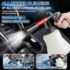 PARAROSE Car Cleaning Gun Detailing Interior Dryer Air Blow Gun, High Pressure Blower Gun, Car Detailing Kit Interior Cleaner（1L Capacity，Black）