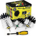 Car Cleaning Supplies Interior - Car Detailing Kit - Scrub Brushes for Cleaning - Wheel Cleaning Brush for Drill - Soft Bristle Cleaner Brush - Carpet Scrub Brush - Car Detailing Brush Set - Clean Car