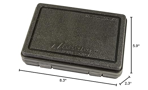 Wheeler Master Roll Pin Punch Set with Dual Sided Hammer, Roll Pin Punches and Starters, Storage Case for Gunsmithing, silver