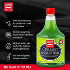 Griot's Garage Rinseless Wash and Wax for Car Cleaning and Detailing, No-Rinse, Waterless Formula For RVs, Boats, Trucks, Motorcycles, 10818, 35 oz