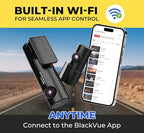 BlackVue DR590X-2CH Plus 64GB Dash Cam - FHD Dash Cam Front and Rear, STARVIS, Free Hardwire Cable & SD Card, Built-in Wi-Fi, Parking Mode Support, App Control Dashcam
