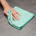 Coastwide Professional Microfiber Wipers, Green, 24/Carton — Reusable, Lint‑Free Cloths for Offices, Facilities & Maintenance Teams