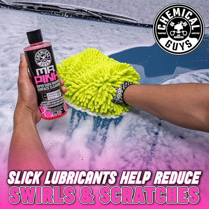 Chemical Guys CWS_402_64FBB Foam Blaster Bundle - Mr. Pink Foaming Car Wash Soap, 64 fl oz (Half Gallon) + ACC_326 Torq Foam Blaster 6 Foam Wash Gun, Works With Garden Hose, (2 Items)