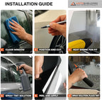 MotoShield Pro 50% VLT Nano Ceramic Window Tint for Car 24” in x 50’ ft 2PLY Roll High Heat Rejection & Glare Reduction Auto Tint Privacy Film, Rejects up to 99% IRR, 99% UV Blocking, Easy DIY Shrink
