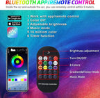 Tesla Model 3 Model Y Interior car Lights, RGB Neon Light Kits with APP and Remote Control, Tesla Ambient Lighting Accessories