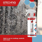 Gtechniq W8 Bug Remover for Cars 17 fl oz | Non-Caustic Cleaner Removes Tough Bug Splatter and Stains, Safe on All Surfaces