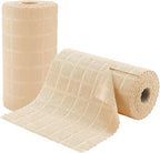 80 Pack Microfiber Cleaning Cloth Roll,Lint Free Rags Paper Towels & Tear Away Reusable Towels,Washable Shop Rags,Wash Cloths Dish Rags(12" x 12") for Car Kitchen Window Garage-Apricot Yellow