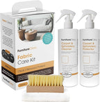 Furniture Clinic Fabric Care Kit | Clean, Protect, & Prevent All Liquid Stains, Odors, and Dirt for Upholstery, Carpet, Furniture, Fabric, Textiles | Contains Cleaner and Protector Sprays