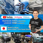 LEO COAT 2-Layer Nano Ceramic Coating Spray [Made in Japan] – 3-Year Base Protection & Ultra-Gloss Mirror Finish – Easy DIY for Cars, SUVs & Motorcycles
