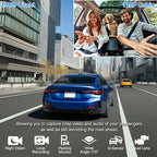 Dual Dash Cam Front and Inside, 1080P Dash Camera for Cars Dashcam with 32G Card, 24H Parking Monitor, Night Vision, G-Sensor, Loop Recording Car Camera for Taxi Truck Driver