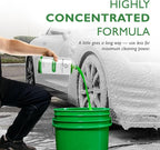 Honest Wash Car Wash Soap High Sudsing Concentrated Formula for Dirt and Grease Removal | Safe for All Vehicle Surfaces | Adjustable Dilution Ratios | Made in the USA (32oz)