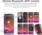 Car Ambient Lighting Kit 64 Colors Multicoloured Music Optic Fiber APP Control Car DIY Decorative Atmosphere Lighting DC 12V 1W 3m