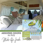 OdoBan Air Purifying OdoRocks Natural Odor Eliminator Made from Natural Volcanic Rocks, Made in the USA, Fragrance Free, 6-Pack, 2 Pounds Each