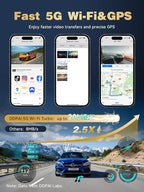 DDPAI 4K Dash Cam Front and Rear, STARVIS 2 IMX678, Built-in 64G eMMC Dual HDR Car Camera, WiFi Dash Camera for Cars with GPS,AI ISP Night Vision 2.0,3" IPS,ADAS,24H Parking Mode,Support 512GB,Z90 Pro