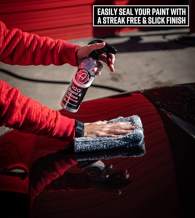 Adam's Polishes H2O Guard & Gloss (Gallon) - Car Detailing Hybrid Top Coat Silica Sealant, Car Wax & Polish Quick Detailer | After Car Wash Seals, Shines, and Protects All Exterior Surfaces