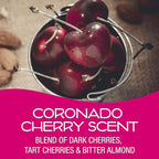 Can Air Freshener and Odor Neutralizer by California Scents, Set of 12 Spillproof Cans for Home and Car, Coronado Cherry, 1.5 Oz Each