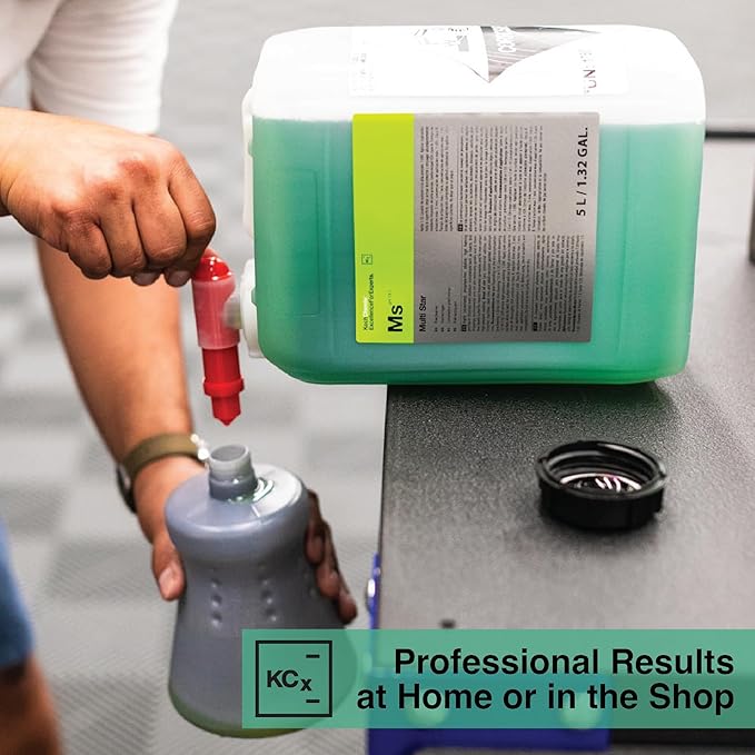 KOCHCHEMIE - Multi Star N - Phosphate & NTA-Free Alkaline Multi-Purpose Cleaner Easily Dissolves & Removes Exterior Road and Organic Grime; Safe on Paint, Glass & All Wheel Types - 5L