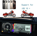 Wireless CarPlay Headset Bypass Fit for Harley Davidson 2024-2025 Street Glide Road Glide CVO/ST Accessories Plug-N-Play (DC)