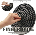 10.4" Heavy Duty Grit Trap (2-Pack) & Wash Mitt Kit - Premium Car Wash Bucket Filter Insert, Dirt Separator, Fits 3.5-5 Gallon (Black Kit)