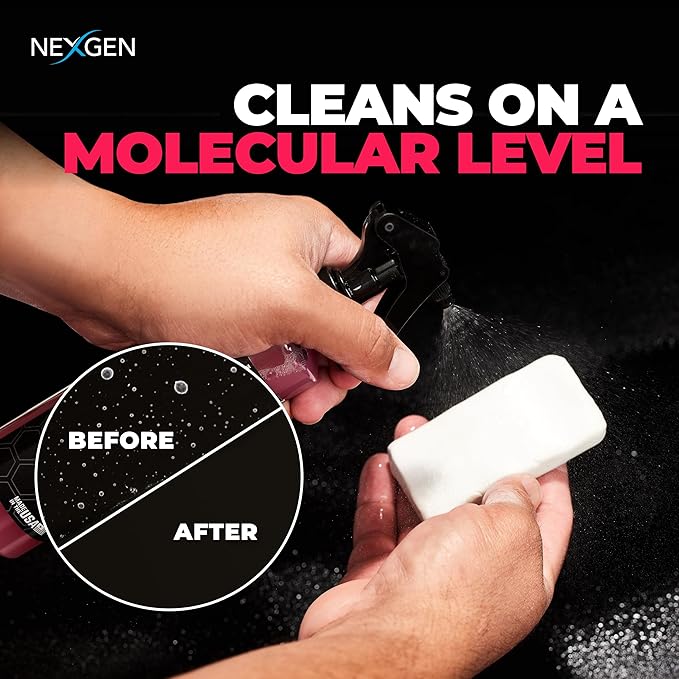 Nexgen Premium Ceramic Clay Bar Kit – 5 Piece Professional-Grade Car Cleaning Kit with Ceramic Spray & Quick Detailer – On-the-Go Car Detailing – Ideal for Cars, Trucks, Boats & More