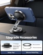 JOYROOM for MagSafe Car Mount Charger with Rotatable Charging Panel, Metal Magnetic Phone Holder, Wireless Charger for iPhone 16/15/14/13/12