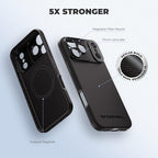 FREEWELL Pro Filmmaker Case for Phone 17 Pro - Magnetic Filters & 17mm Lens Mount Black